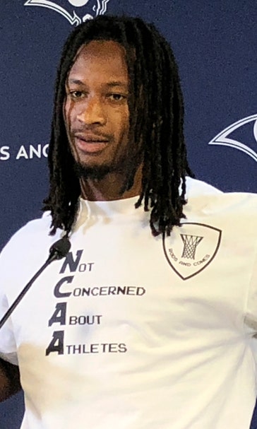 Rams' Gurley wears shirt criticizing NCAA to news conference